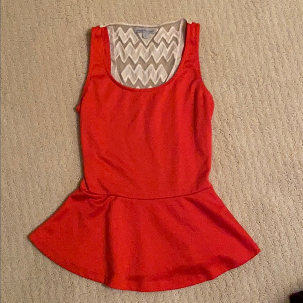 Pink/orange blouse